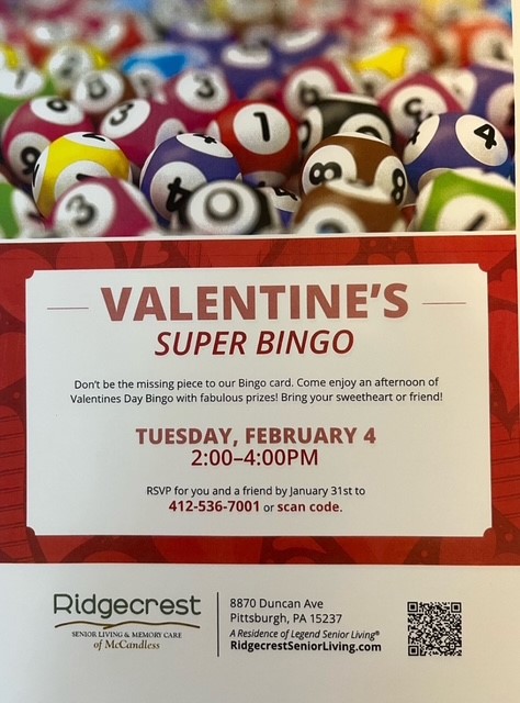 Valentine's Super BINGO